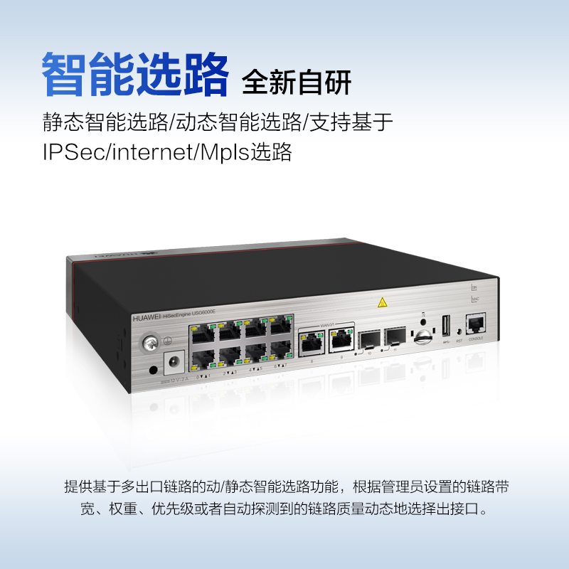 华为USG6311E-AC桌面型AI防火墙 大型企业网络安全的智能基石